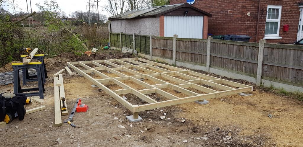 20×10 wooden workshop shed – installation doncaster, south