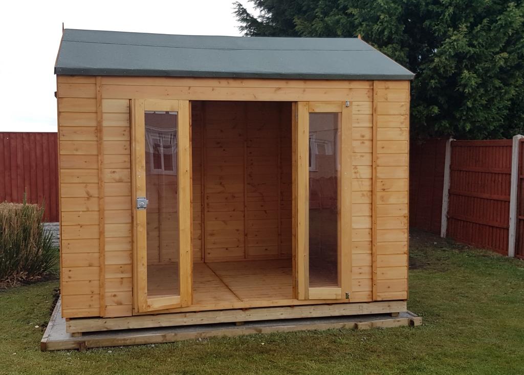 Vermont 10×8 Wooden Summerhouse Installation in Doncaster