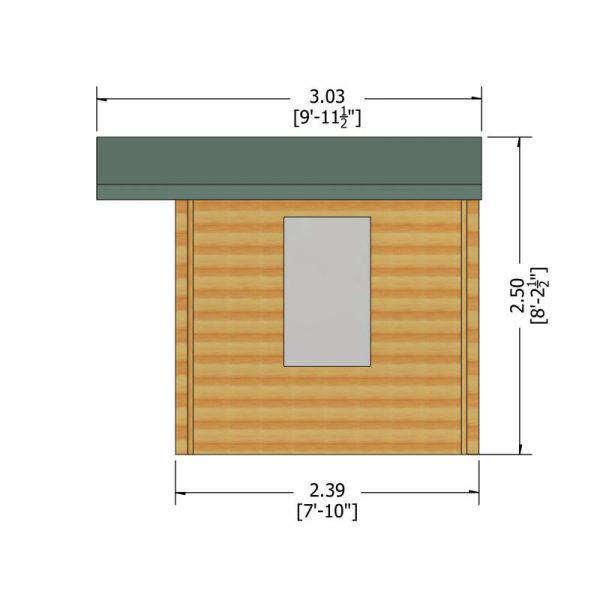 11x8 Shire Berryfield 19mm Log Cabin - Image 11