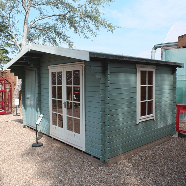 garden log cabin