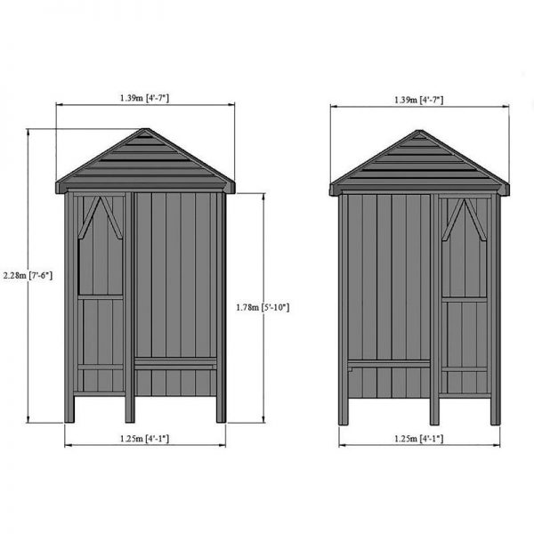 Honeysuckle Arbour - Pressure Treated - Image 2